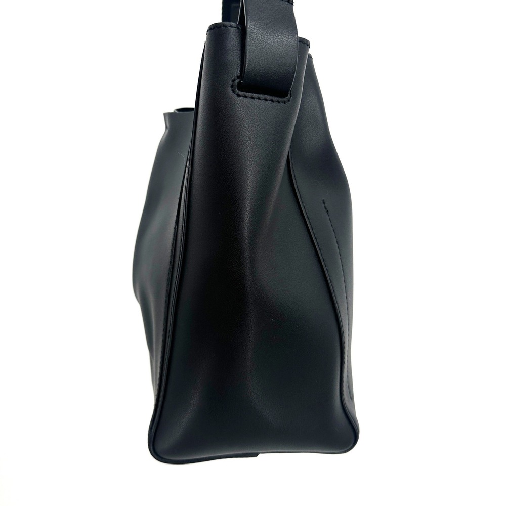 Everlane Mini Studio Bag Black Leather Crossbody Shoulder Bag Adjustable Strap - Picture 4 of 9